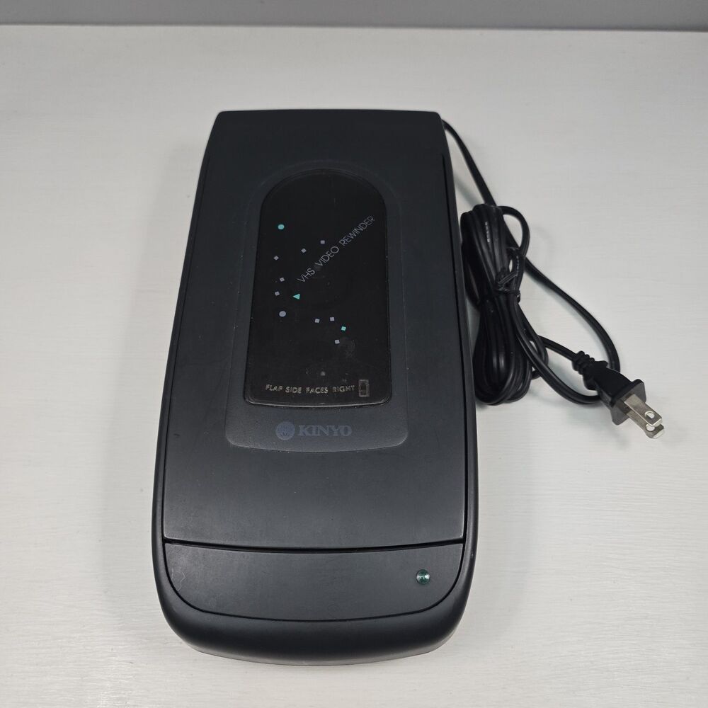 Vintage KINYO 1-Way 80K5 VHS Video Cassette Rewinder TESTED and Works